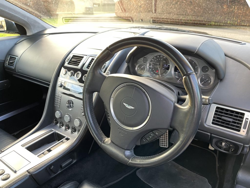 Inside a Aston Martin recently tuned by South West DPF Cleaning